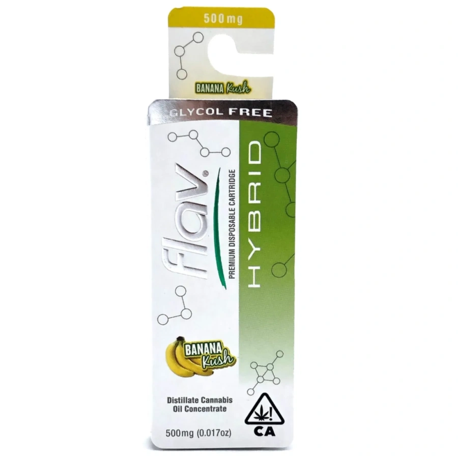 Buy Banana Kush (500mg) THC Vape Cartridge UK – Pure THC UK