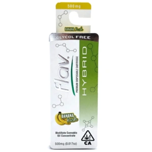 Banana Kush 500mg THC vape cartridge – premium flavour and relaxation