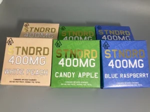 STNDRD Cannabis Infused Gummies 400mg – premium THC gummies UK