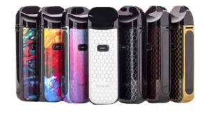 Smok Nord THC vape kit with LED indicator and one-button design for pure THC oil vaping