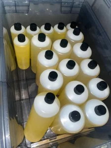 Bulk Raw (Pure) THC Oil bottle, high-purity cannabis extract for vaping and cooking, UK delivery