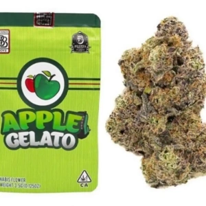 Apple Gelato weed strain from Backpackboyz – premium hybrid flower UK