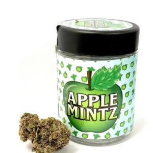 Apple Mintz strain by Backpackboyz high THC UK