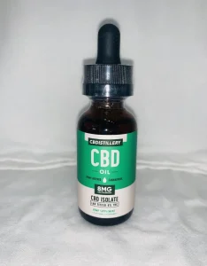 CBD Isolate Oil – 250mg Pure THC-Free Tincture Bottle