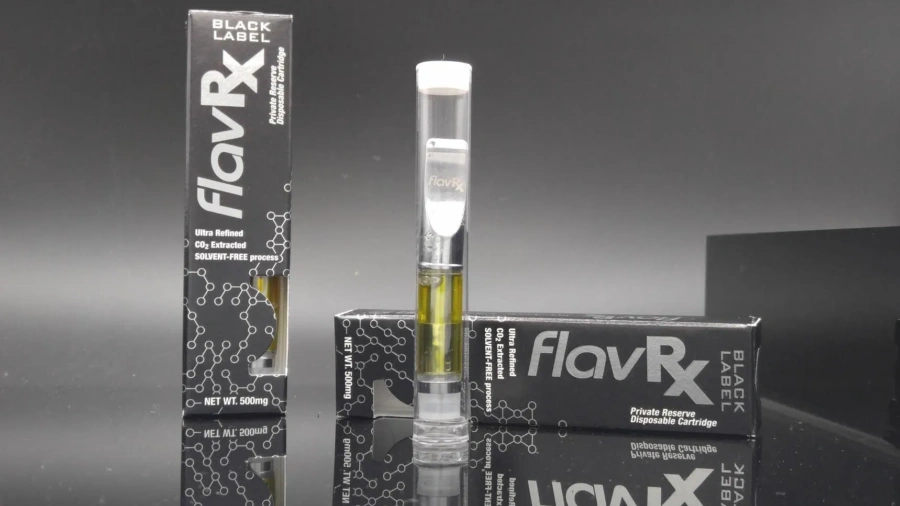 Buy Black Label 500mg FlavRx Co2 Oil Cartridge UK | Order Today