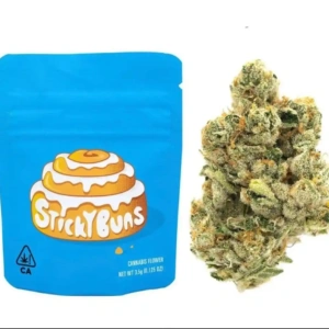 Buy Sticky Buns Strain Cookies – Premium THC Flower 22% | Pure THC UK