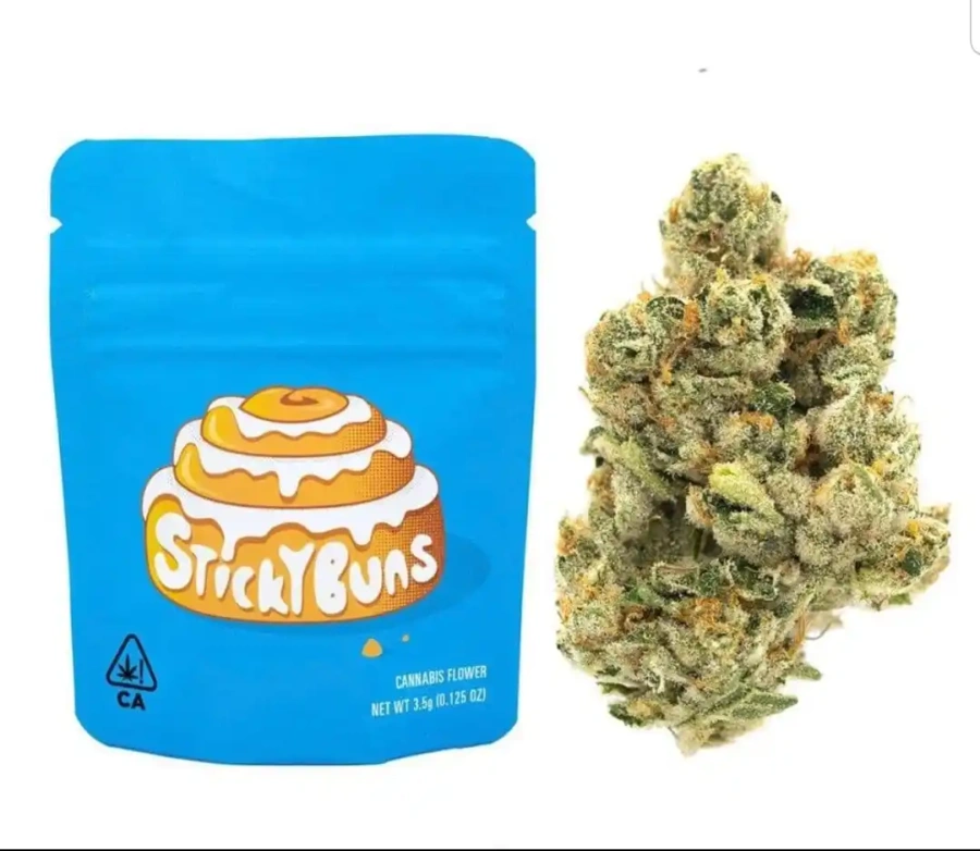 Buy Sticky Buns Strain Cookies – Premium THC Flower 22% | Pure THC UK